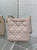 Dior Medium D-Motion Bag M2852 Pink Macrocannage Lambskin