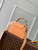 Louis Vuitton Capucines Mini Handbag LV M14396 Khaki Orange
