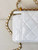 Chanel Small Vanity with Chain Shiny Calfskin White AP2292 Gold