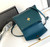 LV M84714 Louis Vuitton Crocodile pattern MM Turquoise