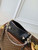 LV M25445 Louis Vuitton Slim Trunk Bag Ostrich Pattern Black