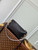 LV M25445 Louis Vuitton Slim Trunk Bag Ostrich Pattern Black