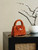 Chanel 25A AS4416 Mini Shopping Bag Kelly sequins Orange