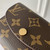 Louis Vuitton LV M41939 Rosalie Coin Purse Gold Rose Red