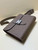 Hermes H084109CK18 SAC A Depeches Messager Shoulder Togo 21 bags Gray brown
