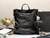 CHANEL AS3313 22 Backpack Shiny Calfskin Gold Black