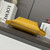 Loewe 052403 Shiny Calf Leather Toiletry Bag from Puzzle Fold Yellow