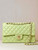 Chanel A01112 Flap Classic 11.12 Handbag Lambskin & Gold-Tone Metal Light Green