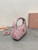 MiuMiu 5BC125 Small Matelassé nappa leather handbag Light Pink