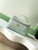 Chanel AP4936 Vanity with Chain Grained Shiny Calfskin & Gold-Tone Meta Green