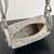Bottega Veneta BV 796615  Mini Loop intrecciato leather cross-body bag Gray
