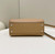 Fendi 8BN244 Peekaboo Mini Apricot Selleria bag with 220 hand-sewn topstitches 8615
