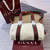 Gucci 816865 Small Printed Canvas Duffle Bag Off white