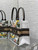 Dior M1296 Souvenir Medium Dior Book Tote Natural Raffia and Multicolor Embroidered M9648