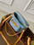 LV M83353 Louis Vuitton Mini Bumbag Monogram Empreinte Denim Blue