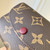 Louis Vuitton LV M41939 Rosalie Coin Purse Wine Red