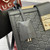 Gucci 838992 Padlock medium top handle bag  black GG leather