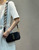 Fendi  8BS076 Fendigraphy Wallet On Chain Black leather wallet