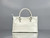 Balenciaga 8414582 Women Le City First Bag in White Arena Storico lambskin Silver hardware