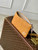 LV M27110 Louis Vuitton Key Pouch M Safran Yellow