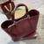 Gucci 847455 GG Emblem Large tote bag Red