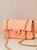 Chanel A01117 Flap Handbag Classic Bag 23cm Orange Lambskin
