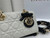 Dior M0613 Small Lady D-joy Bag White Cannage Lambskin With Black bow