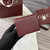 Gucci 456126  Bi-color GG Marmont small wallet Wind Red