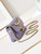 Chanel AS4986 Mini Flap bag Shiny Lambskin  Imitation Pearls & Gold-Tone Metal Light Purple