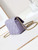 Chanel AS4986 Mini Flap bag Shiny Lambskin  Imitation Pearls & Gold-Tone Metal Light Purple