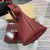 Gucci 837467 Gucci Softbit Medium Top Handle Bag Ancora red