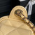 Chanel AS5220 Small Camera Case Bag Shiny Crumpled Lambskin & Gold-Tone Metal Apricot