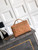 Chanel AP4936 Vanity with Chain Grained Shiny Calfskin & Gold-Tone Meta Brown
