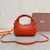 MiuMiu 5BC125 Small Matelassé nappa leather handbag Orange