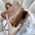 Chanel AS5148 Mini Flap Bag Shearling Lambskin & Gold-Tone Metal Brown