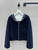 Hermes Women Monogram zipper Cashmere jacket H33366