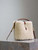YSL 765870 LE 37 Mini in Lambswool leather Beige