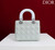 Dior M0531OUQA_M030 Small Lady Dior Bag with Light Blue Cannage Lambskin thin Strap