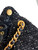 Chanel AS5631 Mini Hobo Tweed & Gold-Tone Metal Black