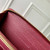 Louis Vuitton LV M25815 Clémence Wallet Monogram Empreinte Leather Wine Red