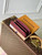 Louis Vuitton LV M25815 Clémence Wallet Monogram Empreinte Leather Wine Red