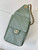 Chanel AS5293 Small Hobo Calfskin & Gold-Tone Metal Dark Green