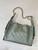 Chanel AS5293 Small Hobo Calfskin & Gold-Tone Metal Dark Green