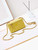 Chanel AP3940 Clutch With Chain Lambskin Vanity Box bag with Enamel buckle Yellow