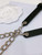 Chanel 24c calfskin Resin white logo buckle  pearl and gold metal 1.5cm AA0926