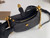 Bvlgari 291632 Small Serpenti Ellipse Shoulder Bag Black
