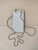 Chanel AP0990 25B Phone Bag Grained Shiny Calfskin Gold-Tone Metal Blue
