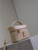 YSL 766731 GABY vanity bag in lambskin apricot