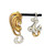 Schiaparelli AB Pearl Earrings S9522