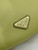 Prada 1BC255 Prada Demi-lune large leather shoulder bag Green